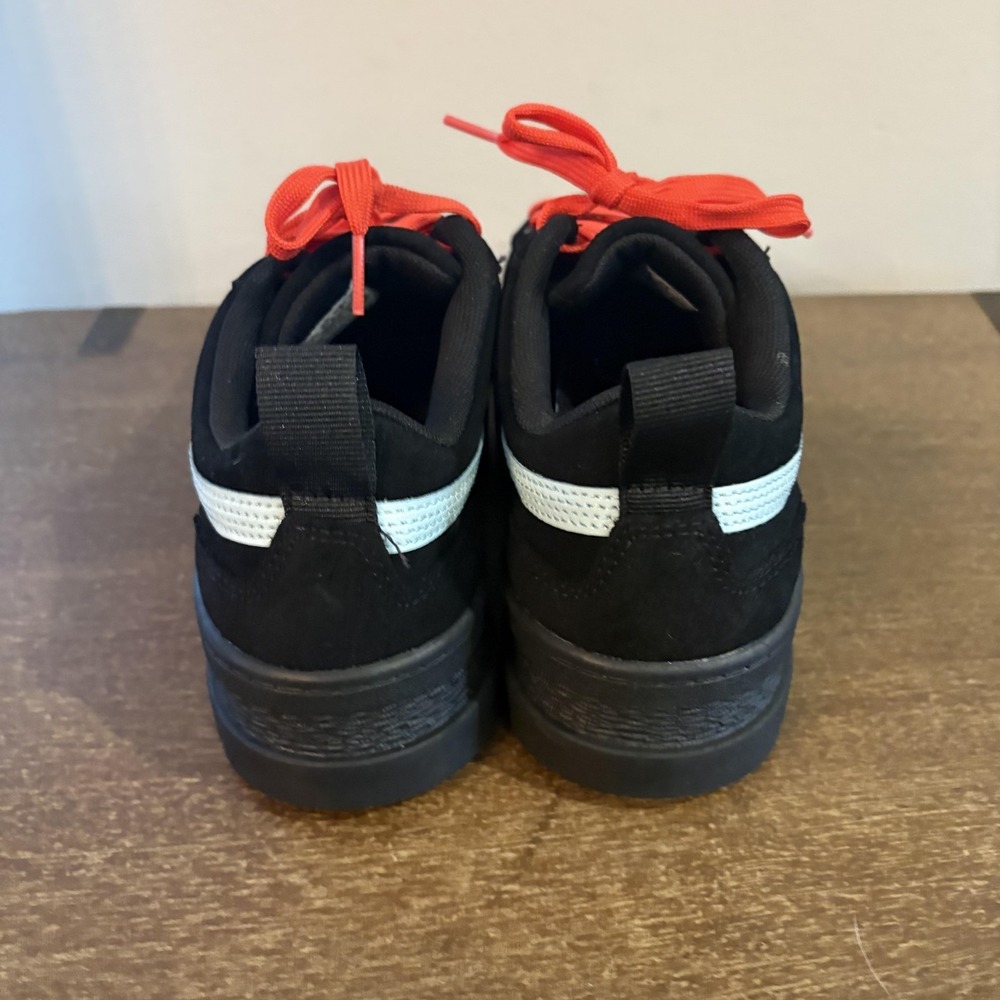 Puma Shoes Womens Size 7 Black Suede Platform Butterfly Sneakers 387294-05 - Picture 5 of 8